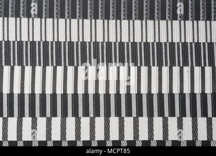 Stoff. Texturierte gestreift Baumwollstoff Swatch Stockfoto