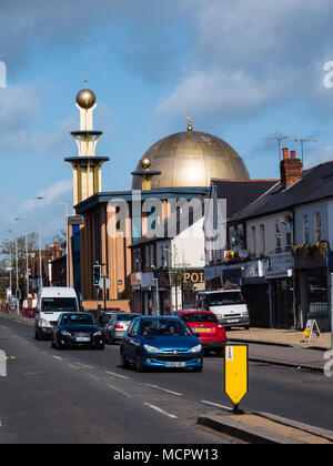 Polnische Lebensmittel Shop und Mosk Tilehurst, Reading, Berkshire, Reading, UK, GB. Stockfoto