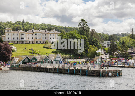 Bowness on Windermere im Lake District National Park Cumbria Stockfoto