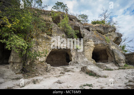 Cave City, Chufut-Kale Bachtschissarai. Stockfoto