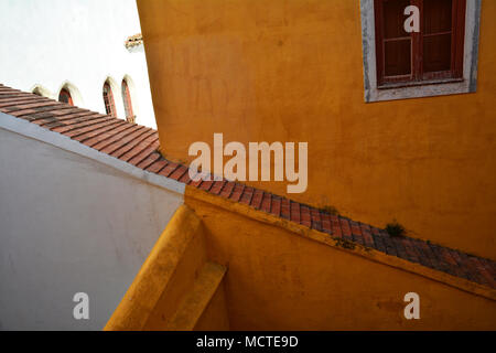 SINTRA, PORTUGAL - 31. Oktober 2017. National Palast von Sintra, Lisboa District, Portugal. Stockfoto