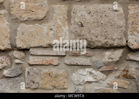 Tecture der alten Mauer im alten Haus Stockfoto