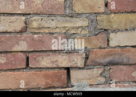 Tecture der alten Mauer im alten Haus Stockfoto