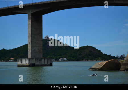 Ponte vitoria Brasilien Stockfoto