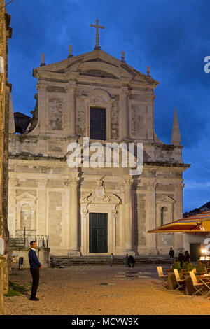 Jesuitenkirche, Altstadt, Dubrovnik, Kroatien Stockfoto