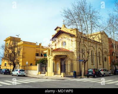 Chiesa di Santa Teresa del Bambin Gesù, Lido di Ostia - Rom, Italien Stockfoto