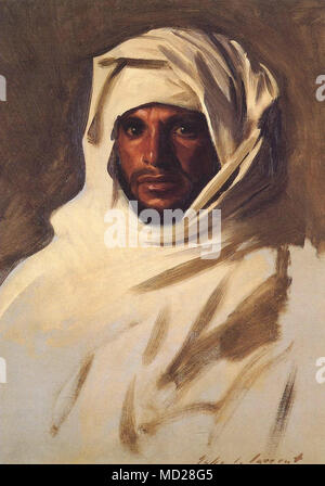 Sargent John Singer - ein beduine Arabischen Stockfoto