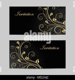 Reihe von Bannern, horizontale Stock Vektor