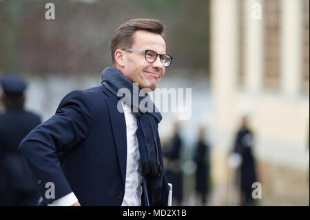 Kirche Schloss Drottningholm, Stockholm, Schweden, 1. Dezember, 2017. Seine königliche Hoheit Prinz Gabriel Carl Walther ist beim Drottningholm Kirche baptisted. Stockfoto