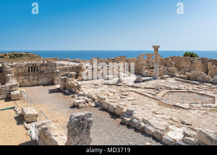 Zypern Ruinen der antiken Kourion, Limassol District. Stockfoto