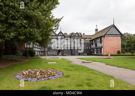 Bramall Hall. Bramhall, Stockport, grösseres Manchester, Vereinigtes Königreich. Stockfoto