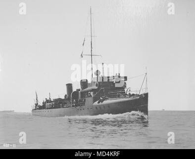 AJAXNETPHOTO. 1906. Auf See, UK HOHEITSGEWÄSSER. - HIGH SPEED Zerstörer HMS STÖRENFRIED - ERSTE KLASSE TORPEDOBOOT Nr. 6. Gebaut von J. THORNYCROFT im Jahr 1906. Länge 170 Fuß, Hubraum 215 Tonnen. 27,25 Knoten Geschwindigkeit. Foto: VT-COLLECTION/AJAXNETPHOTO REF: AVL/HMS VIEHBREMSE VT488 11 Stockfoto