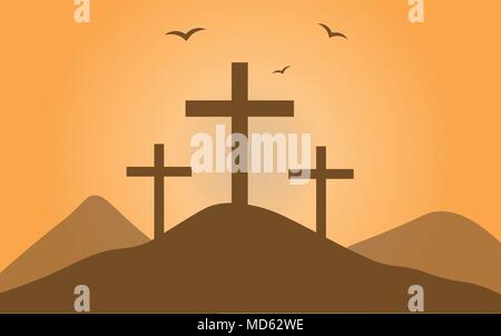 Kreuz Jesu Vektor Stock Vektor