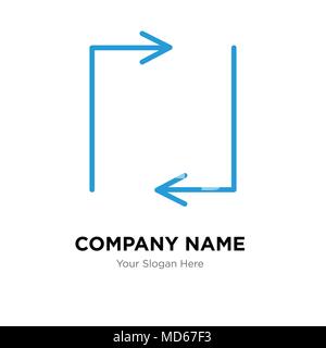 Update Pfeile Company Logo Design Template, Business corporate Vektor icon Stock Vektor