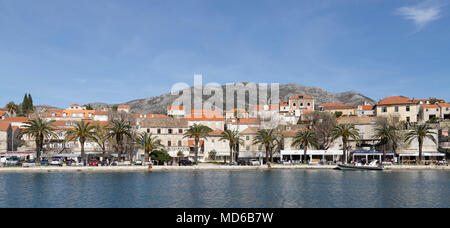 Küstenstadt Cavtat in der Nähe von Dubrovnik, Dalmatien, Kroatien Stockfoto