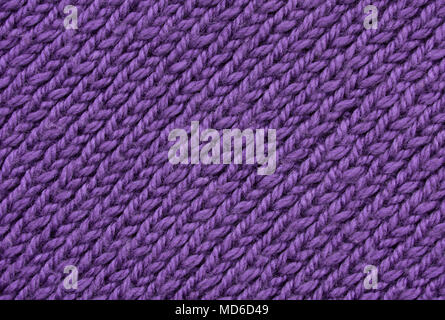 Textur aus Gewirken handgefertigt. Close-up. Tapeten oder abstrakt Hintergrund. Muster. Stockfoto