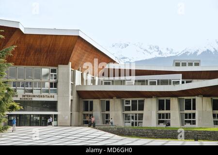 Universität Grenoble von Studenten gegen die Auswahl an der Universität gesperrt Stockfoto