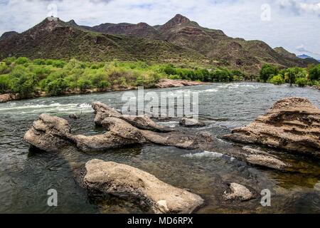 Rio Yaqui, in der Gemeinde von Soyopa., Sonora, Mexiko. ** © Foto: © LuisGutierrez/NortePhoto.com Rio Yaqui localizado en el municio de Sonora Mexiko. © Foto: © LuisGutierrez/NortePhoto.com Stockfoto
