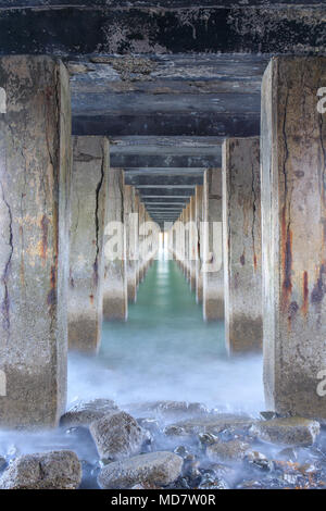 Unter Fort Baker Pier Stockfoto