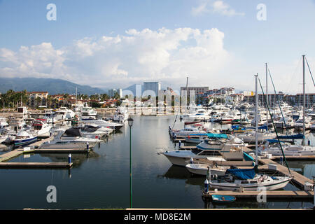 Marina Puerto Vallarta, Jalisco, Mexiko Stockfoto