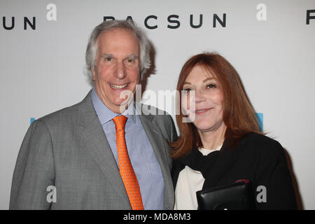 Henry Winkler, Stacey Weitzman 04/18/2018 Das offizielle Pre-Release-Party wir Tag gehalten an Peppermint Club in West Hollywood, CA Foto von Izumi Hasegawa/HollywoodNewsWire.co Stockfoto