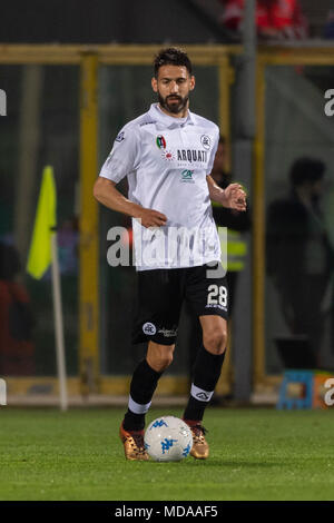 Alberto Masi von Spezia während des Italienischen erie B' Match zwischen Spezia 0-1 Brescia an Alberto Picco Stadion am 17. April 2018 in La Spezia, Italien. Credit: Maurizio Borsari/LBA/Alamy leben Nachrichten Stockfoto