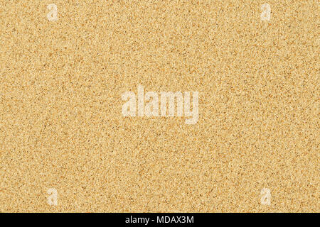 Sand Hintergrund Textur. Gelbe Meer Sand am Strand Stockfoto