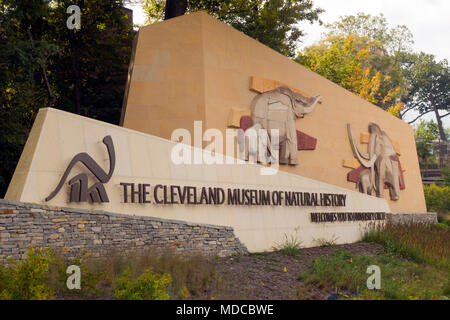 Cleveland Museum of Natural History OH Stockfoto