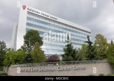 Seidman Cancer Center Universitätskliniken Cleveland, Ohio Stockfoto