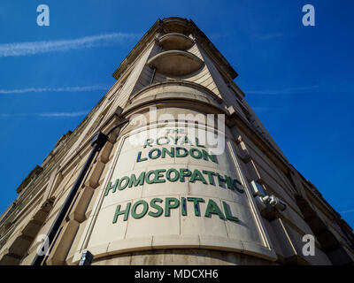 Royal London Hospital für Integrierte Medizin (RLHIM) früher als der Royal London Homeopathic Hospital bekannt Stockfoto