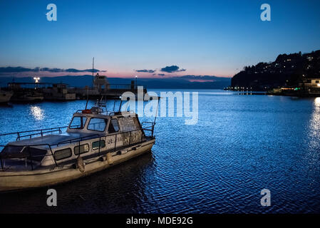 See von Ohrid, Ohrid, Mazedonien Stockfoto