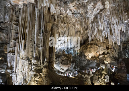 Cuevas de Höhlen von Nerja, Nerja, Provinz Malaga, Costa del Sol, Andalusien, Spanien, Europa Stockfoto