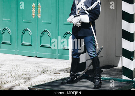 Ehrengarde in Lissabon, Portugal Stockfoto