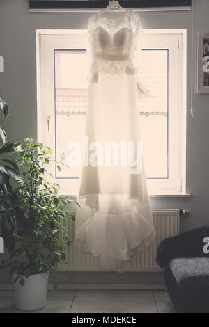 Elegante Hochzeit Dekor/Detailaufnahmen Stockfoto