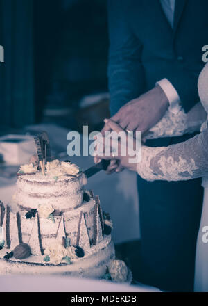 Elegante Hochzeit Dekor/Detailaufnahmen Stockfoto