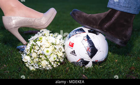 Elegante Hochzeit Dekor/Detailaufnahmen Stockfoto