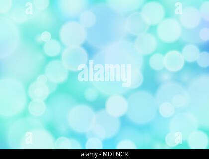 Llights Bokeh Effekt auf blauem Hintergrund, Bild Stockfoto
