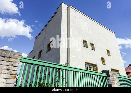 Die Villa Muller ist ein Gebäude von Adolf Loos, Stresovice, Prag, Tschechische Republik Stockfoto