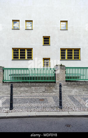 Die Villa Muller ist ein Gebäude von Adolf Loos, Stresovice, Prag, Tschechische Republik Stockfoto