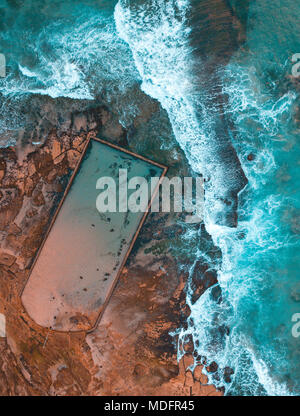 Cronulla Beach rock Pool, New South Wales, Australien Stockfoto