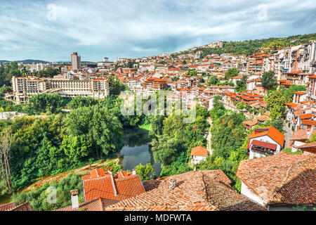 Stadtbild, Veliko Tarnovo, Bulgarien Stockfoto