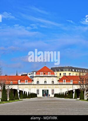 Untere Schloss Belvedere in Wien, Österreich Stockfoto