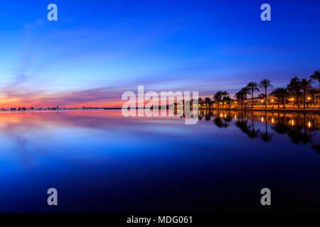 Cartagena, Murcia, Spanien. Sonnenaufgang über dem Mar Menor © ABEL F. ROS/Alamy Stock Stockfoto