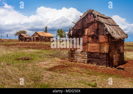 Fischer's Hütte in der Nähe von Antsiranana, nördlich von Madagaskar Stockfoto