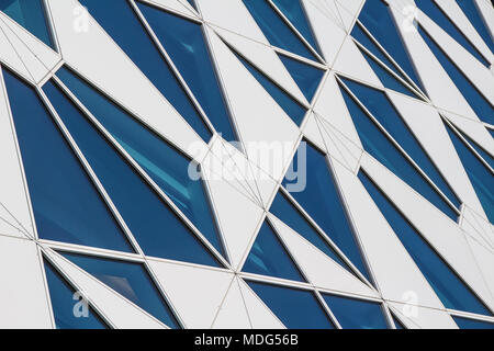 Bar Code, Oslo, Arkitektur, moderne Arkitektur, Glas, Metall, betonf, Tre, Stockfoto