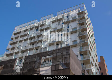 Bar Code, Oslo, Arkitektur, moderne Arkitektur, Glas, Metall, betonf, Tre, Stockfoto