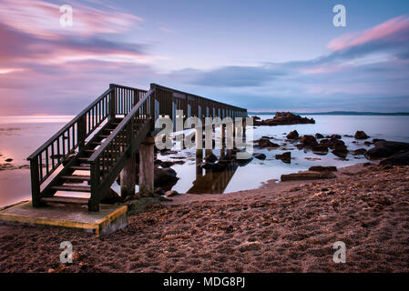 Pfannen Felsen, Ballycastle, County Antrim, Nordirland Stockfoto