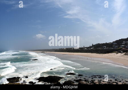 Azure Blue Pacific und Lighthouse Beach. Reiseziel Port Macquarie Australia. Pacific Coast in New South Wales, Australien. Stockfoto