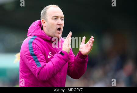 Von Manchester City Manager Nick Cushing Stockfoto