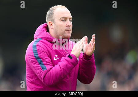 Von Manchester City Manager Nick Cushing Stockfoto